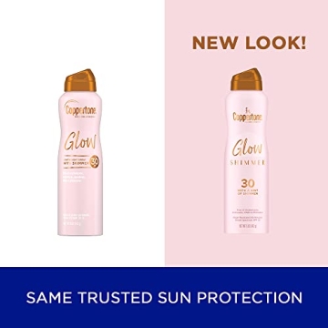 Coppertone Glow Shimmer Sunscreen Spray with SPF 30