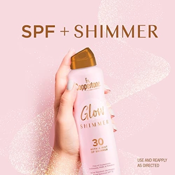 Coppertone Glow Shimmer Sunscreen Spray with SPF 30