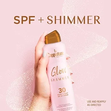 Coppertone Glow Shimmer Sunscreen Spray with SPF 30