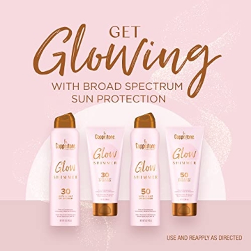 Coppertone Glow Shimmer Sunscreen Spray with SPF 30
