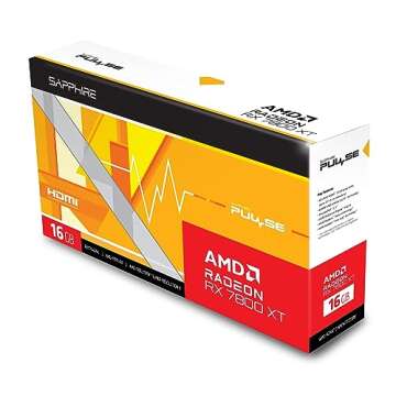 Sapphire 11330-02-20G Pulse AMD Radeon RX 7800 XT Gaming Graphics Card with 16GB GDDR6, AMD RDNA 3