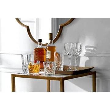 Marquis by Waterford Markham Double Old Fashion Set of 4, 11 oz, Clear