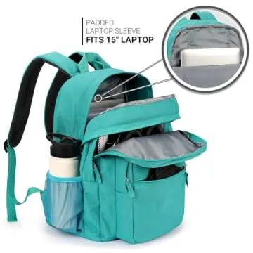 ZORFIN 26L Durable Water Resistant Backpack for All Ages