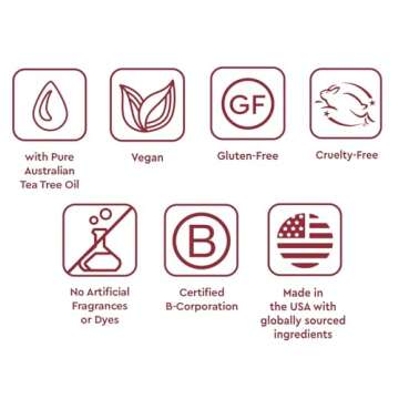 Desert Essence Natural Tea Tree Oil Ultra Care Mouthwash - Mega Mint - 16 Fl Oz - Freshens Breath - Defends Against Sugar Acids - Vitamin C - Soothes Gums - Whitening Floss - Removes Food Debris