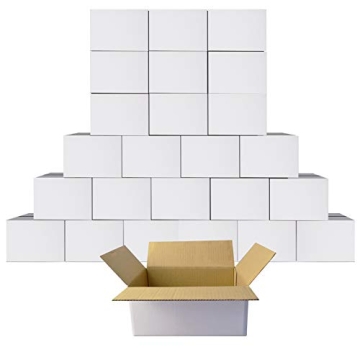 PETAFLOP 9x6x4 Shipping Boxes - Eco-Friendly & Sturdy 25 Pack