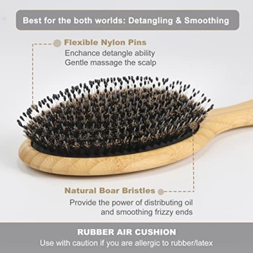 BESTOOL Hair Brush for Shiny, Healthy Hair for All Ages