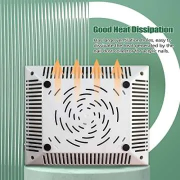 BQAN Nail Dust Collector - High-Speed Dust Extraction