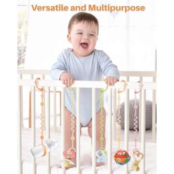 LittleHugs Adjustable Toy Straps for Baby Safety