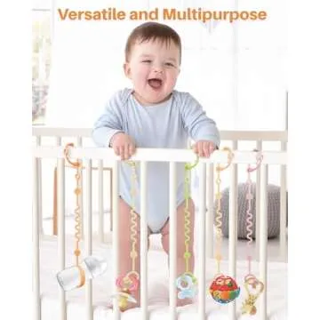 LittleHugs Adjustable Toy Straps for Baby Safety