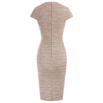 Elegant Tweed Pencil Dress for Stylish Women