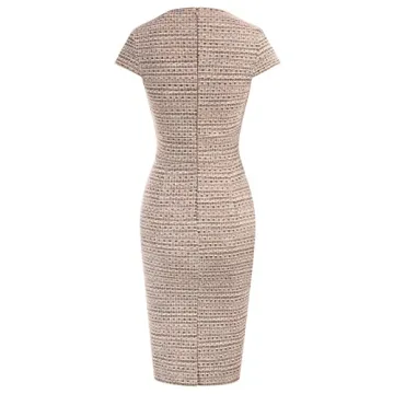 Elegant Tweed Pencil Dress for Stylish Women