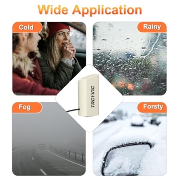 Car Heater, Car Heaters for Vehicle, Car Defroster Windshield Heater, Portable Car Heater, 12v Heater 200W, 2 Types of Brackets, Car Heater that Plugs into Cigarette Lighter, Car Defroster