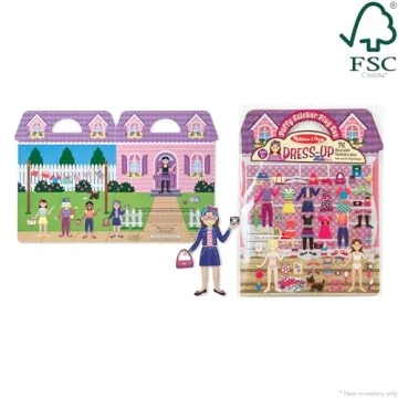 Melissa & Doug 76 Reusable Puffy Sticker Activity Book