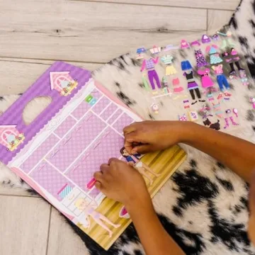 Melissa & Doug 76 Reusable Puffy Sticker Activity Book