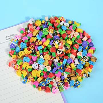 300 Mini Erasers for Kids | Fun Educational Toys