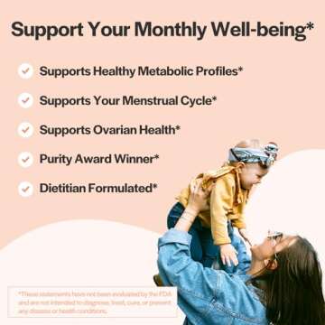 Inositol Supplement Powder | Myo-Inositol & D-Chiro Inositol | Hormonal Balance & Healthy Ovarian Function Support | Vitamin B8 | Great Alternative to Inositol Capsules | 40:1 Ratio | 30-Day Supply