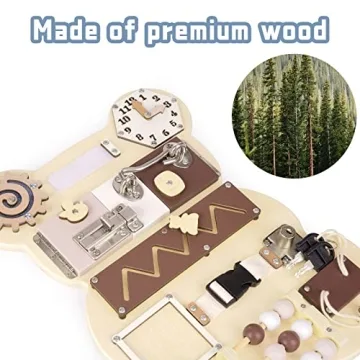 Busy Board Bear - Educational Montessori Toy for Toddlers