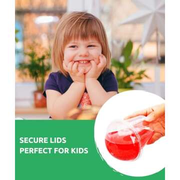 Aatriet 9 oz Clear Plastic Cups with Domes - 25 Sets Dessert Cups with Lids (NO HOLE), Crystal PET Parfait Cups, Disposable Party Cups for Fruit/Ice Cream/Cupcake/Iced Cold Drinks