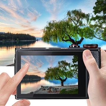 AKWOX Tempered Glass Screen Protector for Canon Cameras