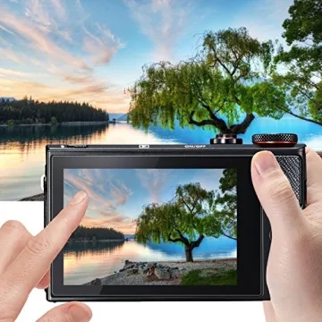 AKWOX Tempered Glass Screen Protector for Canon Cameras