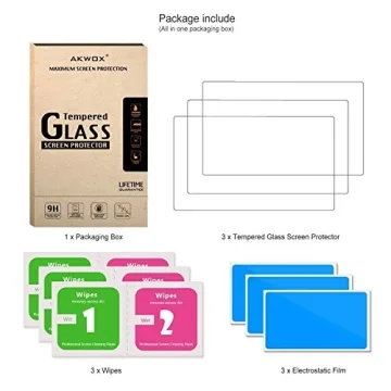 AKWOX Tempered Glass Screen Protector for Canon Cameras