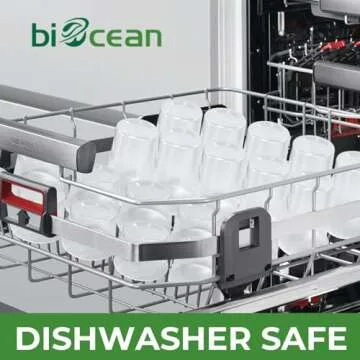 biocean Deli Containers with Lids 48-Pack (16, 32 oz - 24 Sets Each Size) Food Storage Containers with Lids for Meal Prep, Microwave and Freezer Safe, Stackable, Leakproof, BPA Free