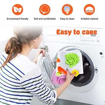 GINDOOR 24" x 24" Rabbit Foraging Mat, Interactive Feed Game for Boredom, Polar Fleece Pet Snuffle Pad Bed Treat Dispenser for Rabbits Bunny Guinea Pigs Chinchillas Ferrets …