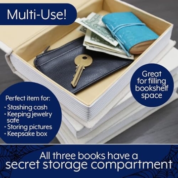 Halloween Faux Book Stack with Burlap Ribbon - AuldHome Design