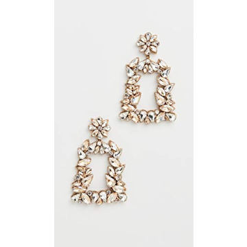 Deepa Gurnani Women's Deepa by Deepa Gurnani Gold Crystal Earrings, Gold Multi, One Size