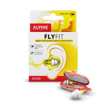 Alpine FlyFit Earplugs for Pain-Free Air Travel