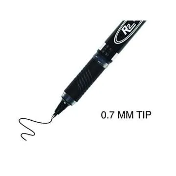 Inc. R2 Comfortable Rollerball Pens - 12 Pack Black Ink