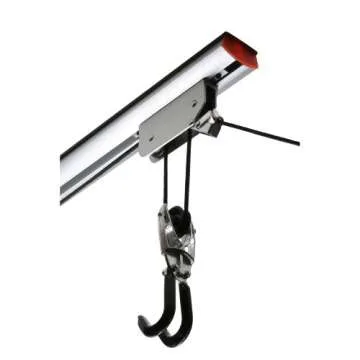RAD Cycle Products Rail Mount Bike and Ladder Lift for Your Garage or Workshop Holds up to 75 Pounds No Mounting Board Needed