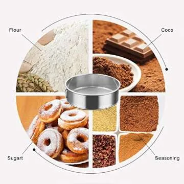 Webake Sieve Set 6-Inch & 8-Inch - Stainless Steel Strainers