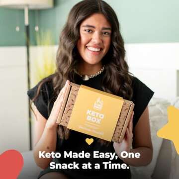 KETO Snack Box: Keto Sampler Snacks and Treats - Low Carb (5G or less) Low Sugar, High Fat Keto Friendly Snacks- Great Keto Care Package