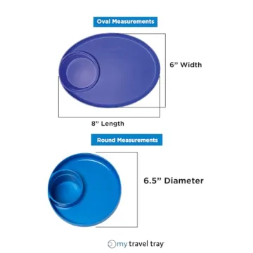 My Travel Tray Round - Convenient Snack Holder for Kids