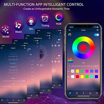 Sunset lamp Projector, Sunset Projection lamp. 6W LED 180 Degree Rotating Wireless App Control and R...