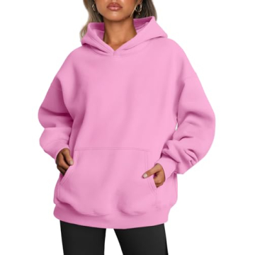 Trendy Queen Women's Cozy Oversized Hoodie - Soft Fleece Pullover for Fall
