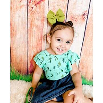 Baby Bow Hair Clips - Adorable Barrettes for Girls