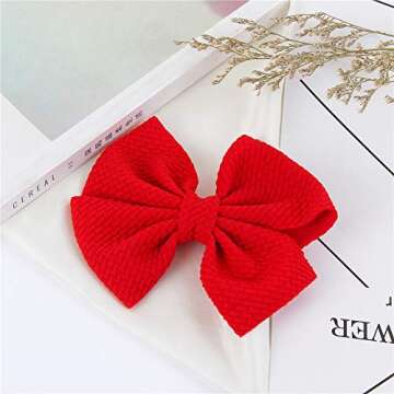 Baby Bow Hair Clips - Adorable Barrettes for Girls