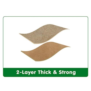 Ivenf Large Burlap Christmas Tree Skirt for Holiday Homes