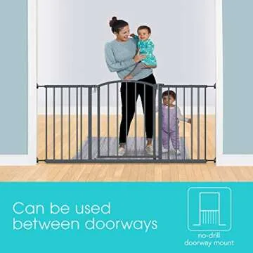 Summer Extra Wide Decor Safety Baby Gate for All Spaces