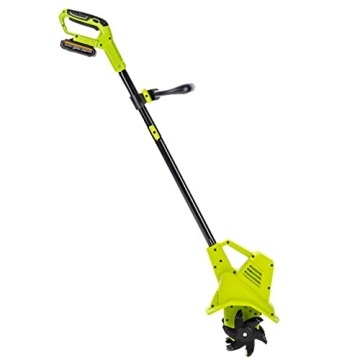 Earthwise 20V Cordless Electric Garden Tiller - Compact & Powerful