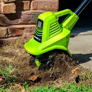 Earthwise 20V Cordless Electric Garden Tiller - Compact & Powerful