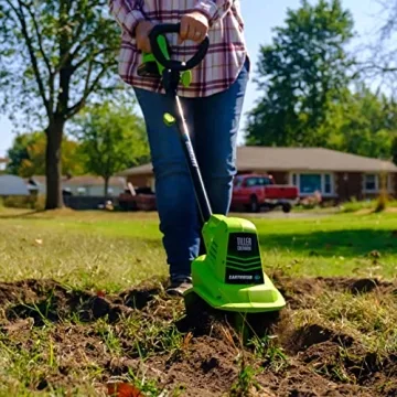 Earthwise 20V Cordless Electric Garden Tiller - Compact & Powerful