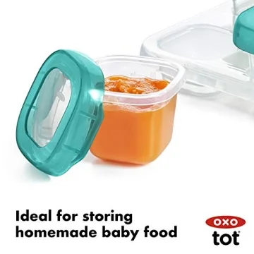 OXO Tot 12-Piece Baby Blocks Set in Teal for Parents