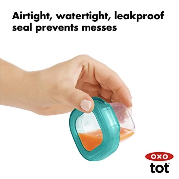 OXO Tot 12-Piece Baby Blocks Set in Teal for Parents