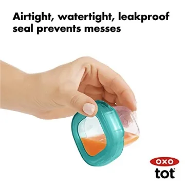 OXO Tot 12-Piece Baby Blocks Set in Teal for Parents