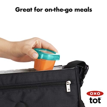 OXO Tot 12-Piece Baby Blocks Set in Teal for Parents