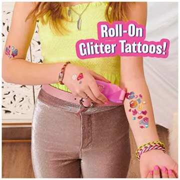 Shimmer Me Body Art Kit - Fun Temporary Tattoos for Kids