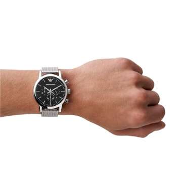 Emporio Armani AR1808 Men's Elegant Silver Dress Watch